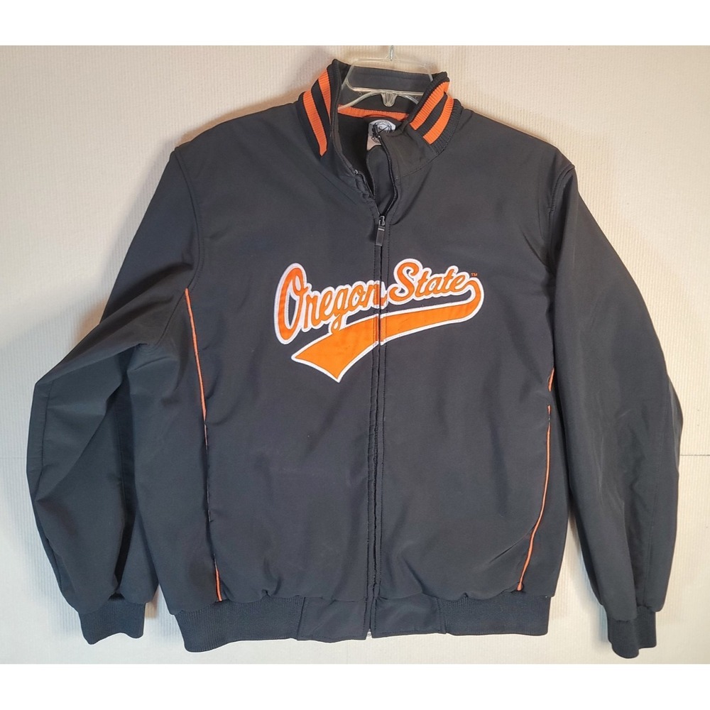 Oregon State Beavers Softshell Jacket Fleece linned Large front logo Football